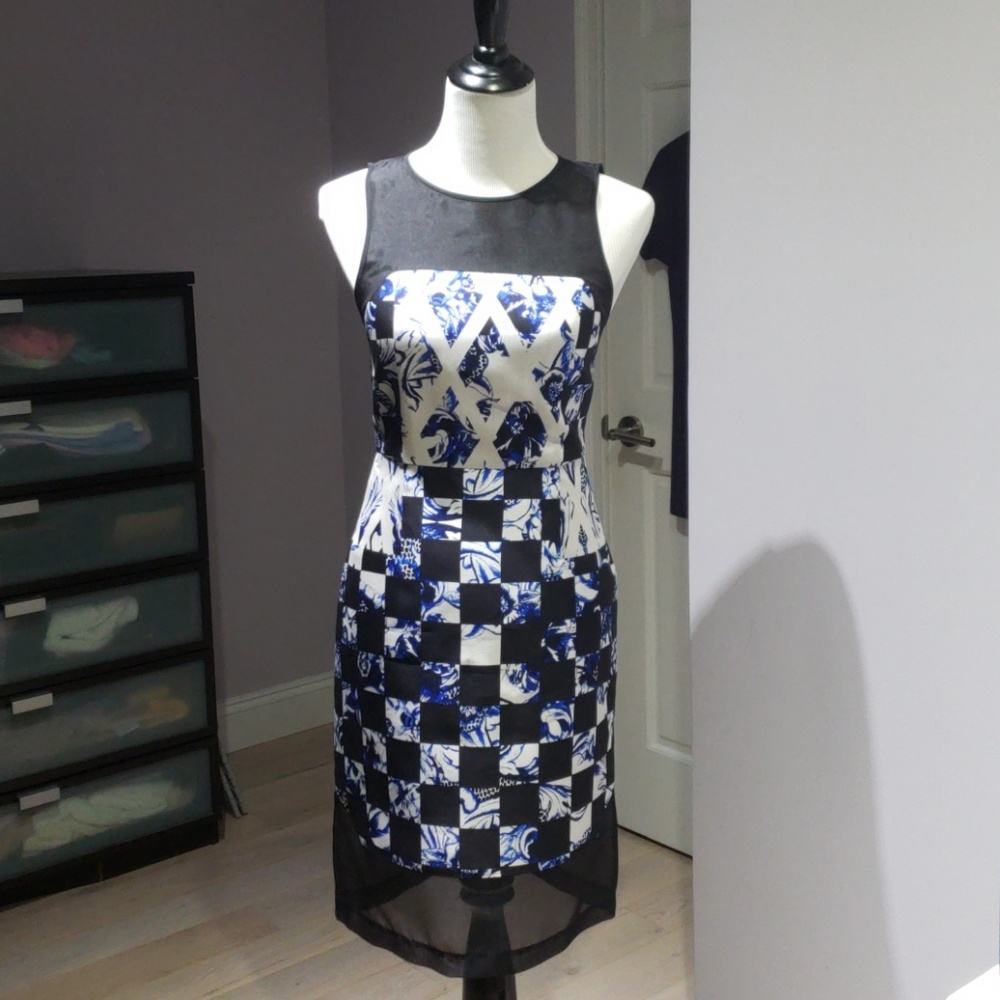 Tibi  printed midi dress